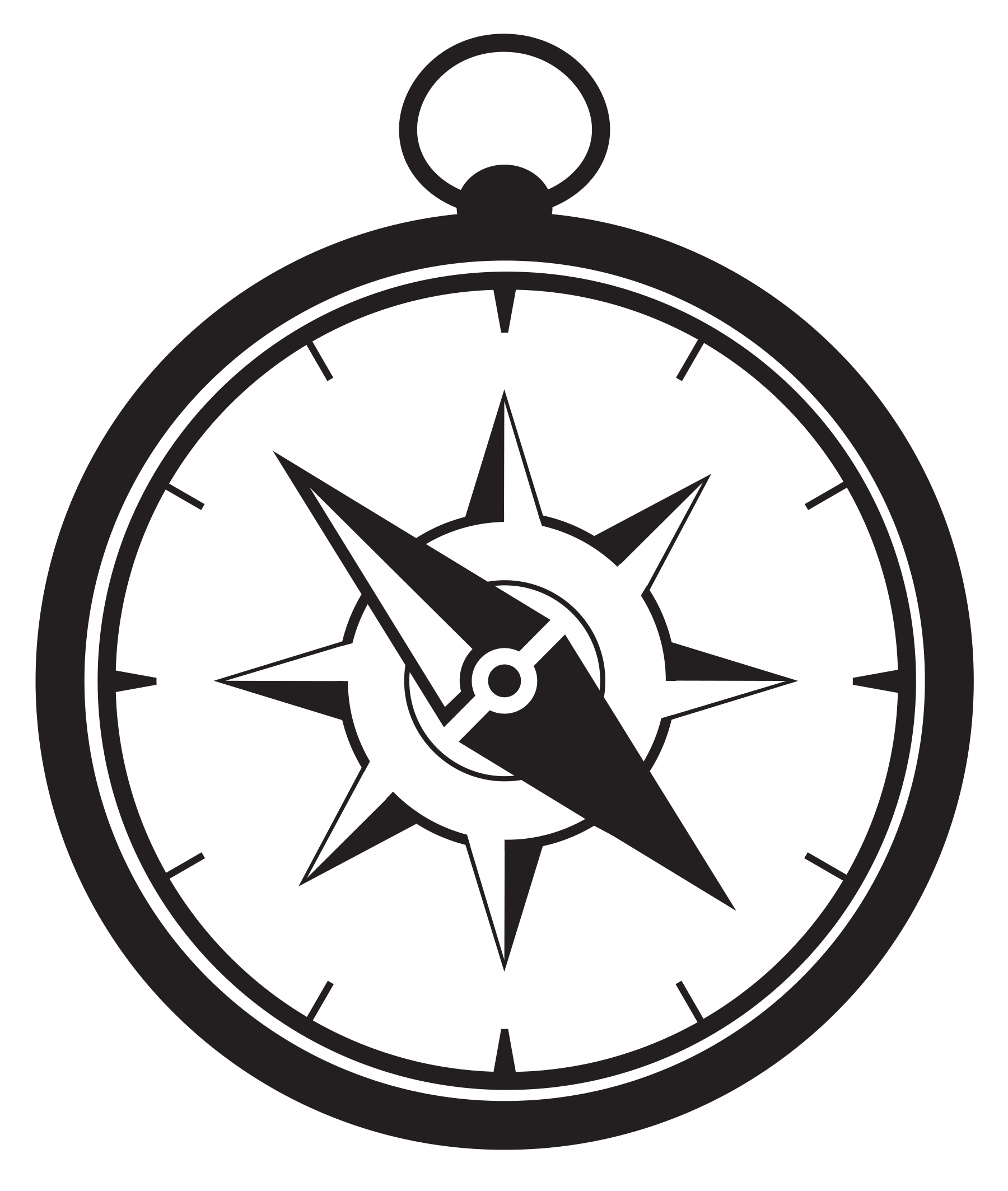 MALAMAN · Compass – black